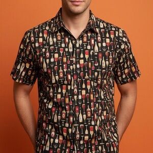 Wine High Seas Trading Co Shirt Men’s XXXL Big Man 3XL USA Sommelier Bartender